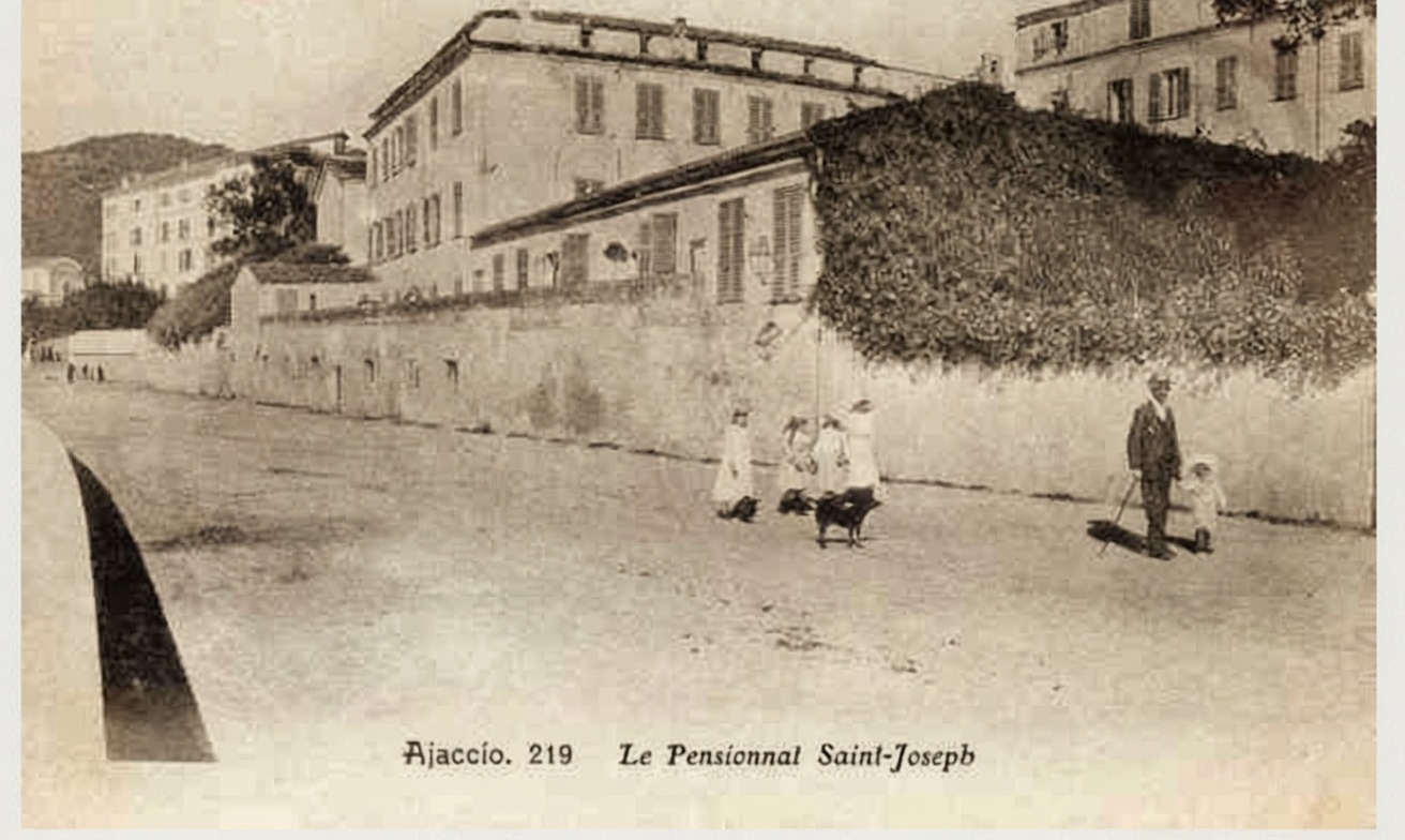 Le Pensionnat Saint-Joseph d’Ajaccio, carte postale ancienne